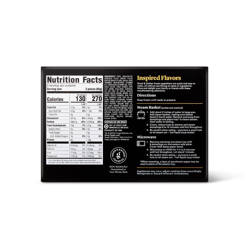 Frozen Pork Soup Dumplings - 6oz/6ct - Good & Gather™