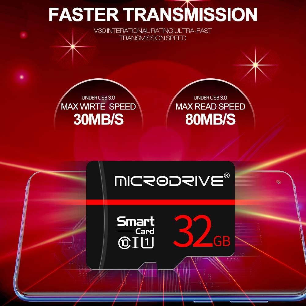 Microsd Memory Cards, 4GB 8GB 16GB 32GB 64GB 128GB SD/TF U3 High Speed Memory Flash Card, for Camera Memory Card - Blue