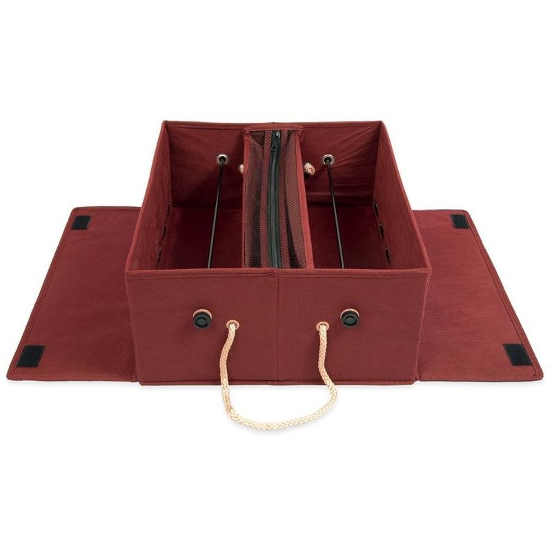 Tree Keeper 16" Garnet Red Storage and Dispenser Box Container for Christmas Ribbon