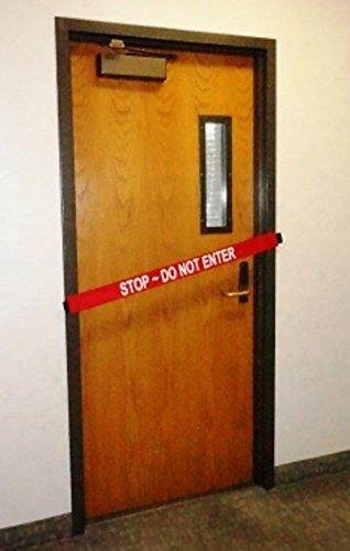 Stop - Do Not Enter - Nylon Banner with Magnetic Ends