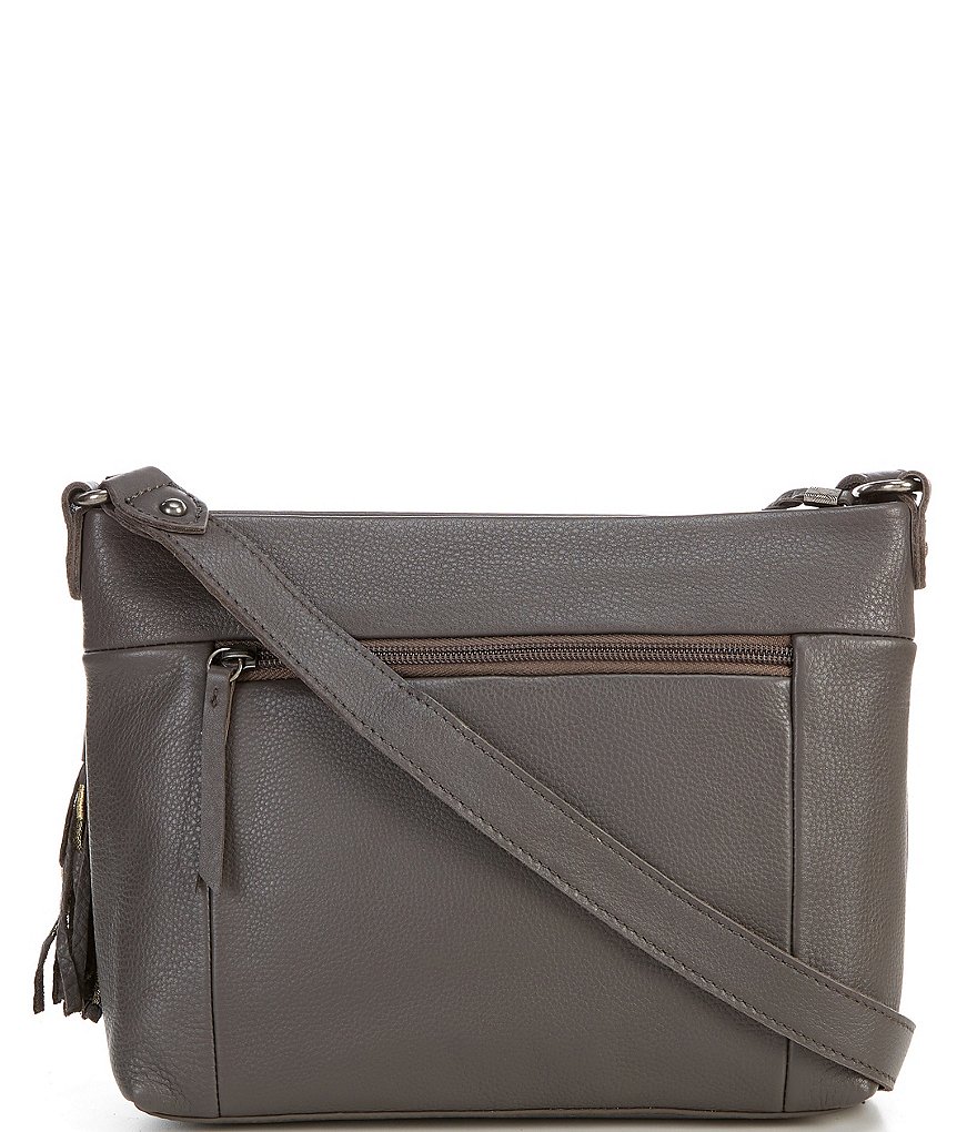 The Sak Melrose Top Zip Leather Crossbody Bag