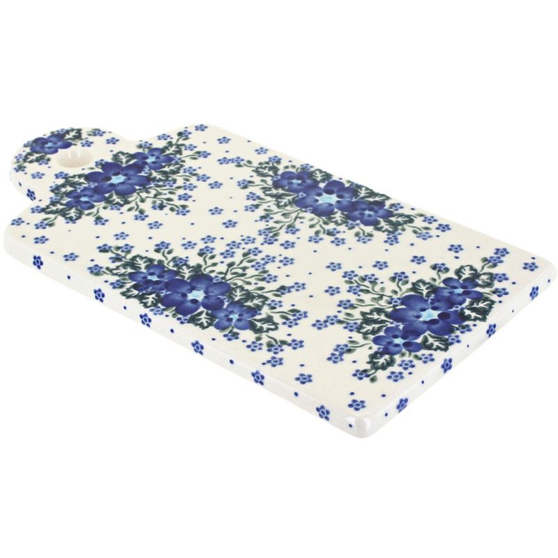 Blue Rose Polish Pottery Melanie Cutting Board