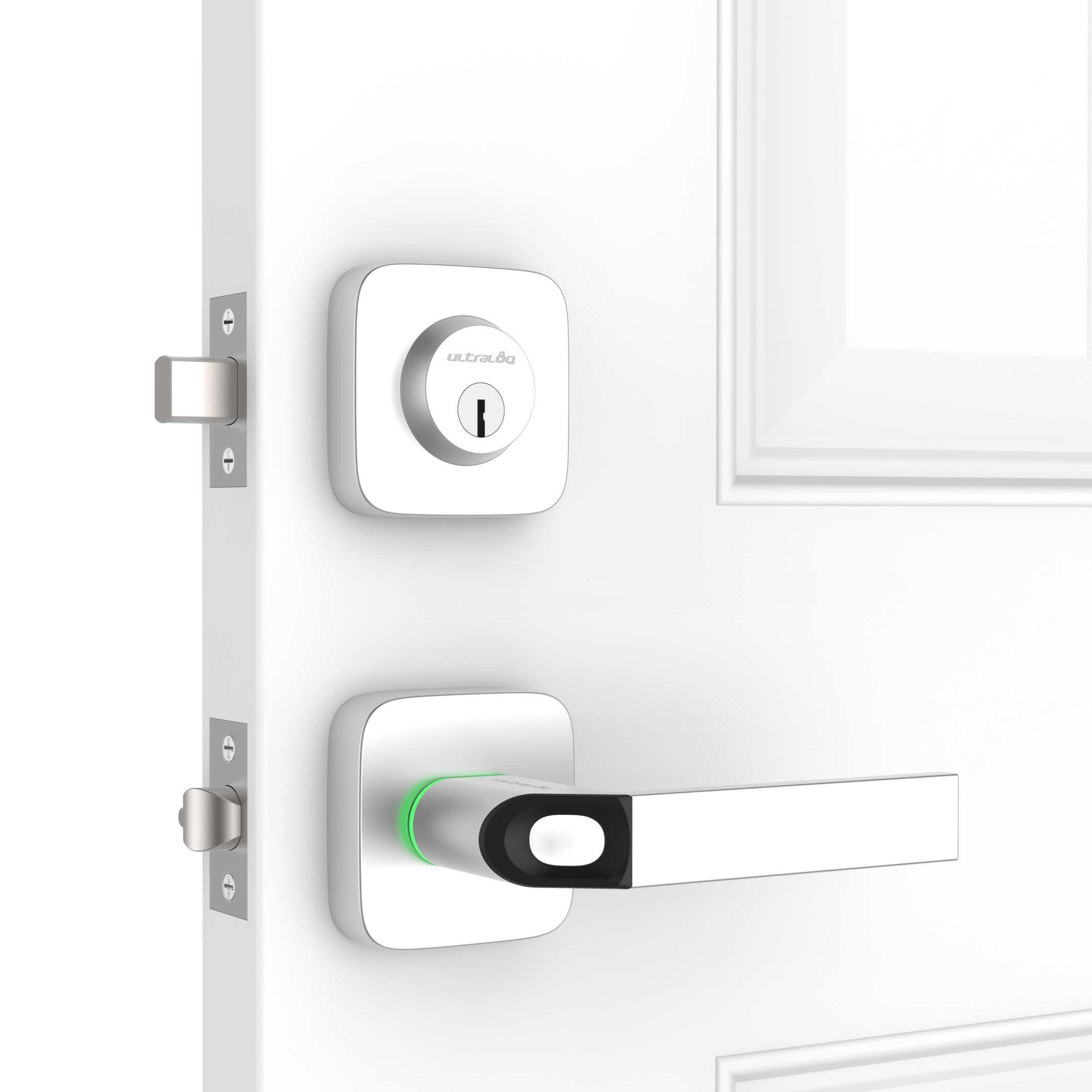 Ultraloq Combo Bluetooth Enabled Fingerprint & Key Fob Two-Point Smart Lock with WiFi Bridge