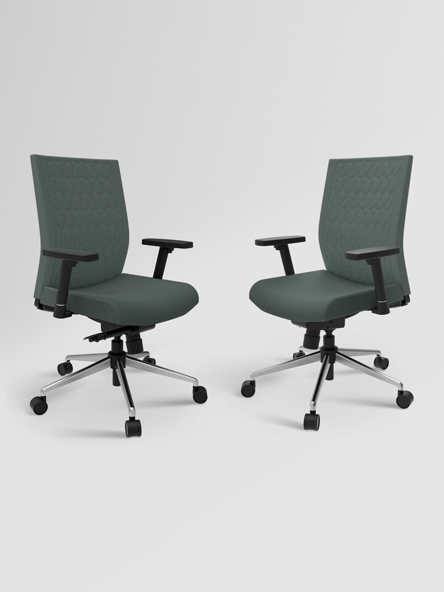 Godrej Interio Prime Grey Nylon High Back Chair