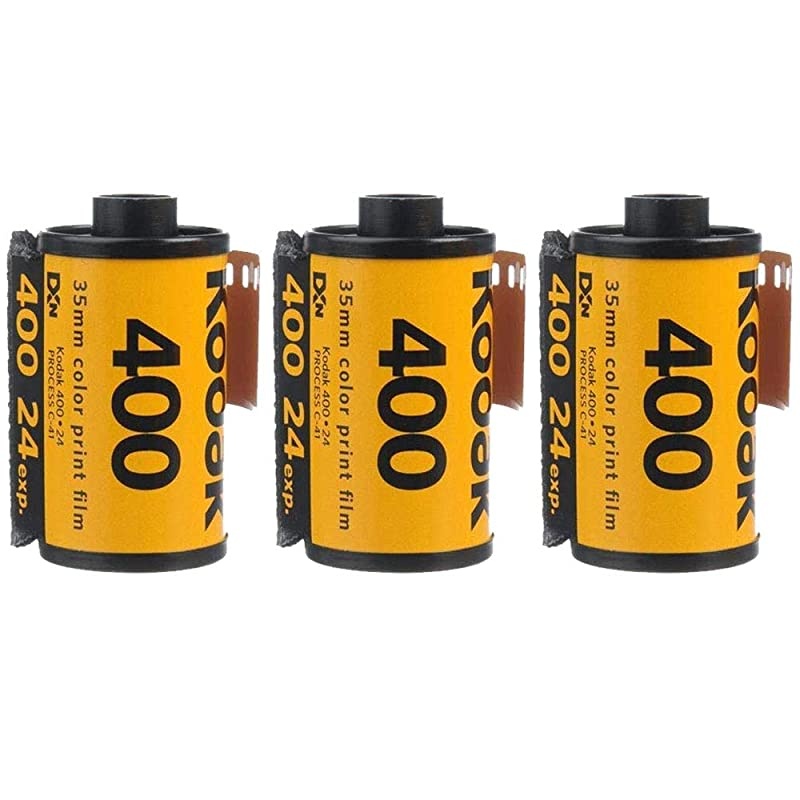 3 Rolls  UltraMax 400 35mm Film GC24 13524 Exp Gold Color Print