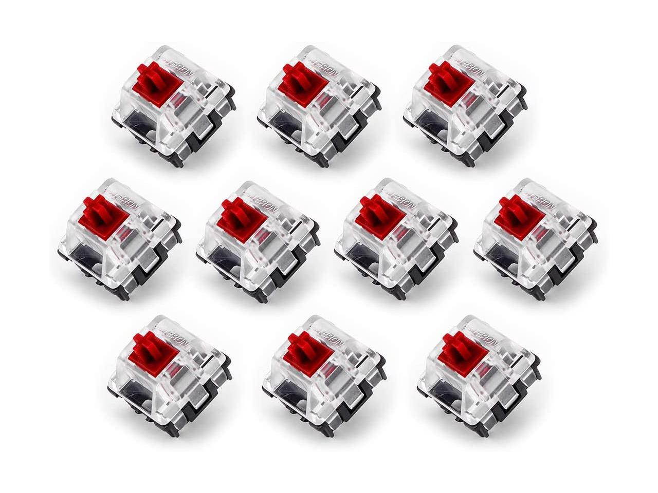 Gateron Optical Red Switch DIY Replaceable Switches for Mechanical Gaming Keyboard (70 PCS Red Switch) (Multiple)