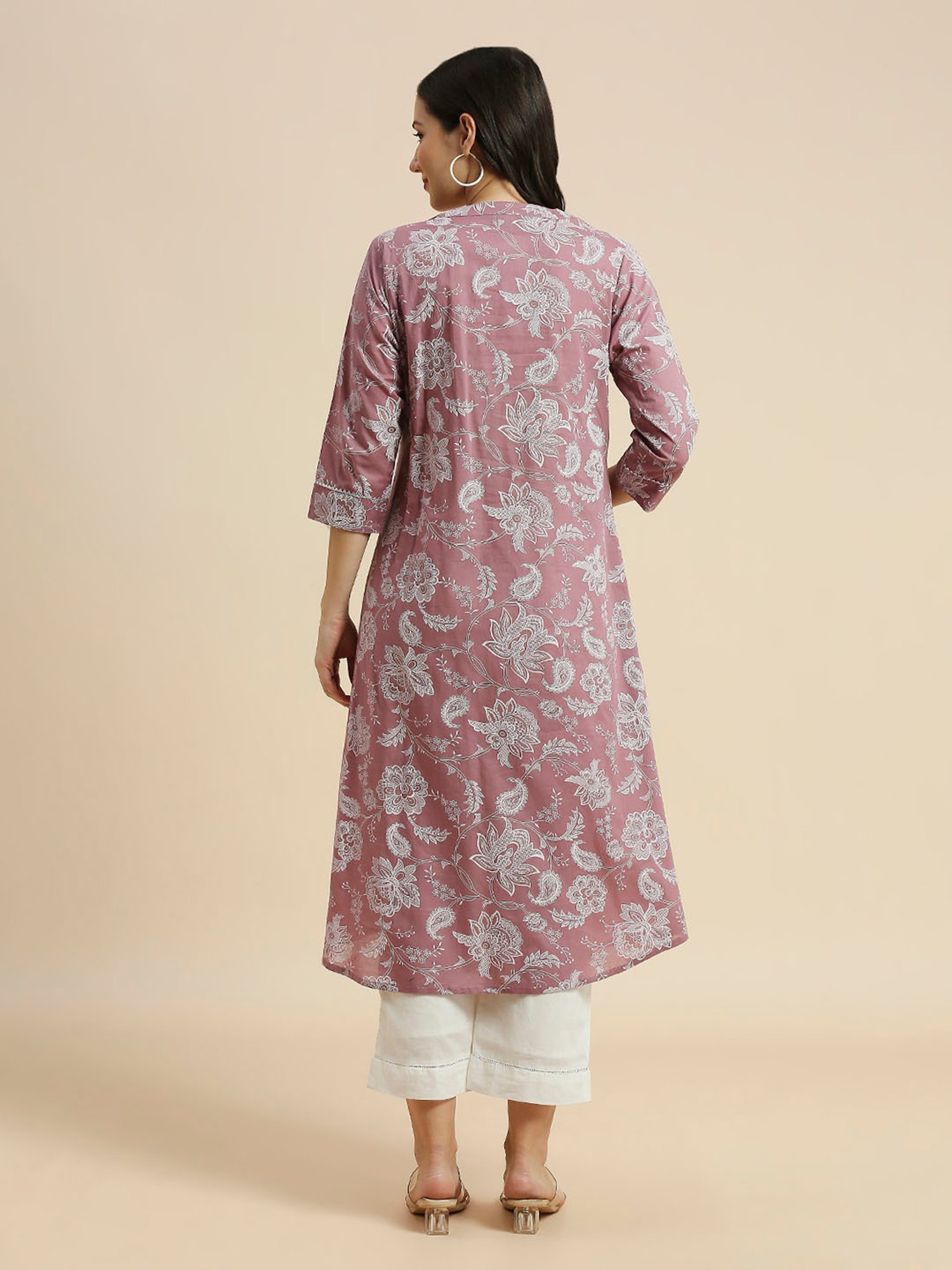 Mine4Nine Multicolor Printed Maternity Kurta