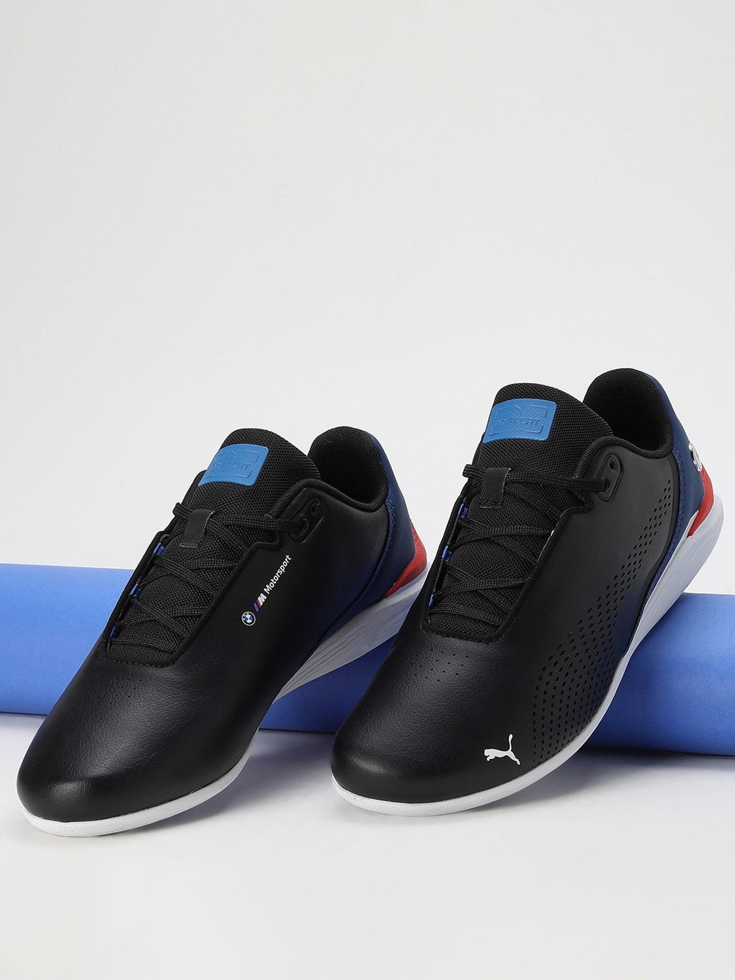 Puma Men's BMW Motorsport Drift Cat Black Casual Sneakers