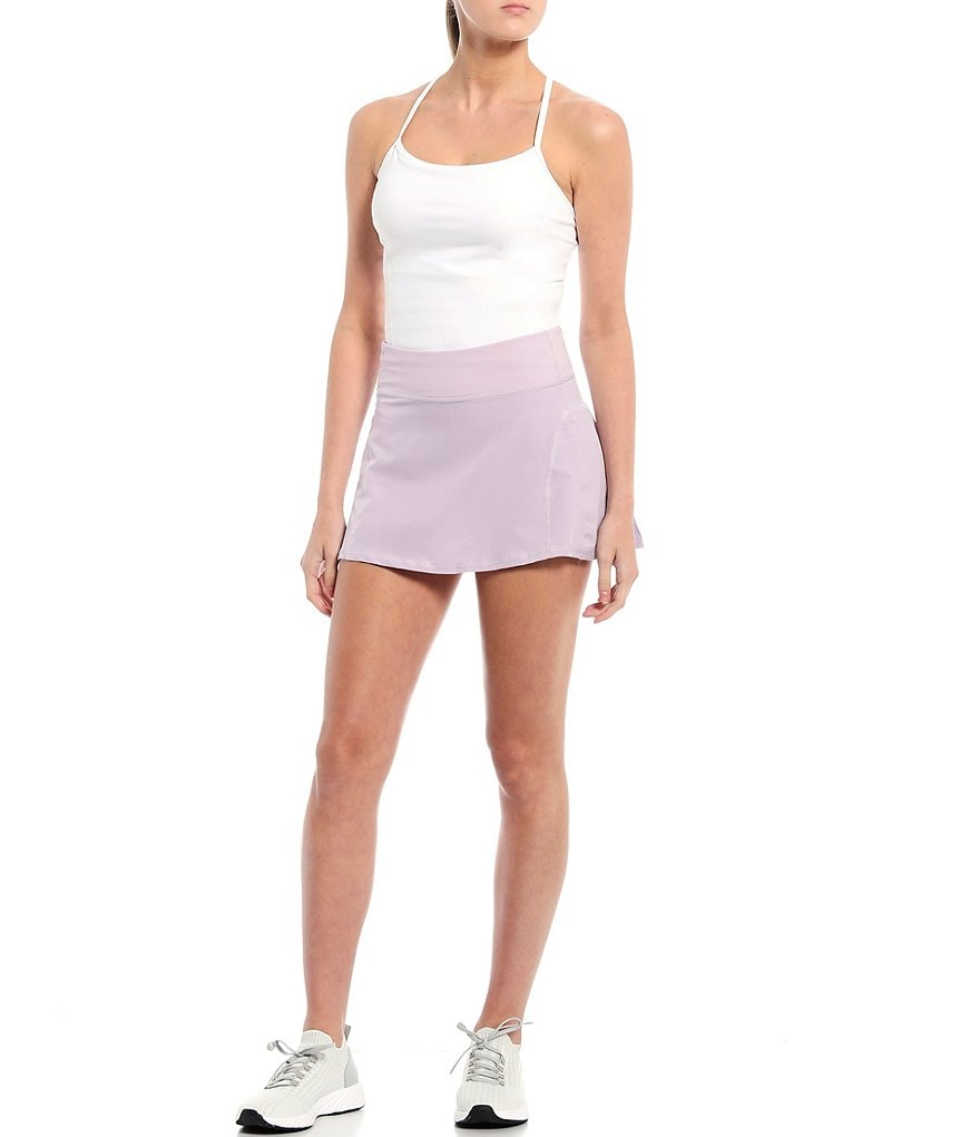 IBKUL Eva Print Pull-On Skort