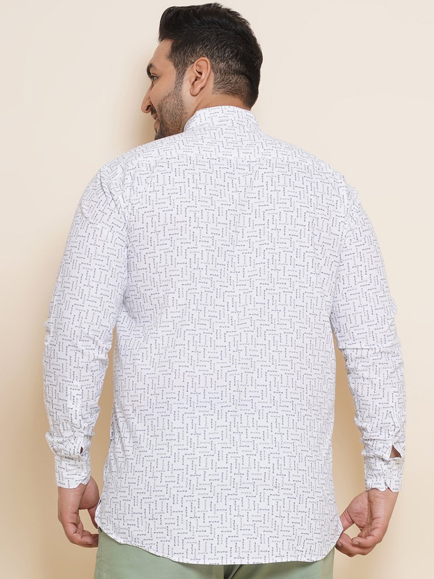 Manthan Red Full Sleeves Solid Kurta