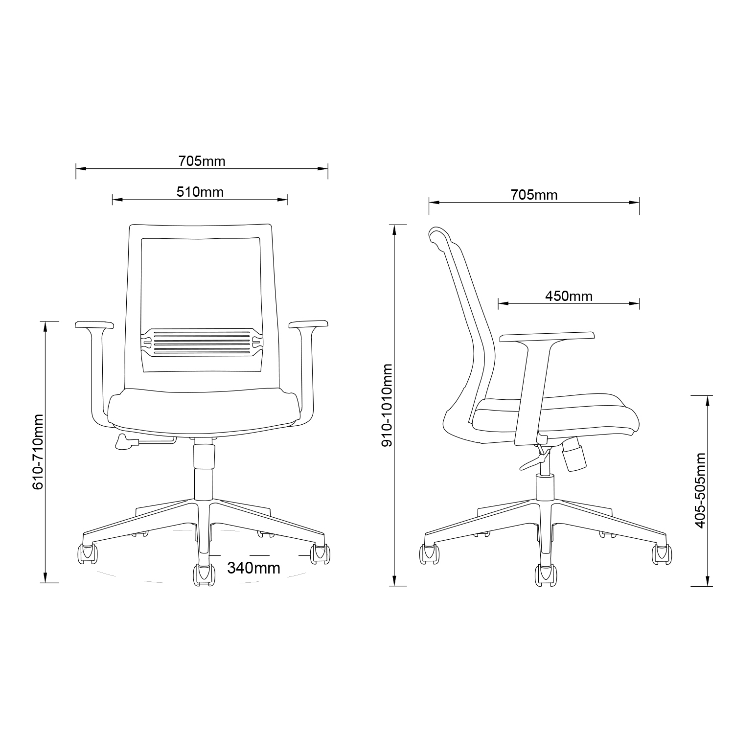 Professional office mesh chair backrest computer swivel chair simple household mesh chair