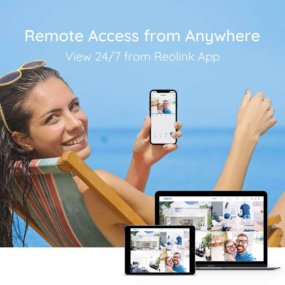 Reolink 16CH 4K Security Camera System, 8pcs 8MP Smart Person/Vehicle Detection Wired Outdoor Audio PoE IP Cameras,16CH 3TB HDD NVR for 24/7 Recording, RLK16-810B8-A