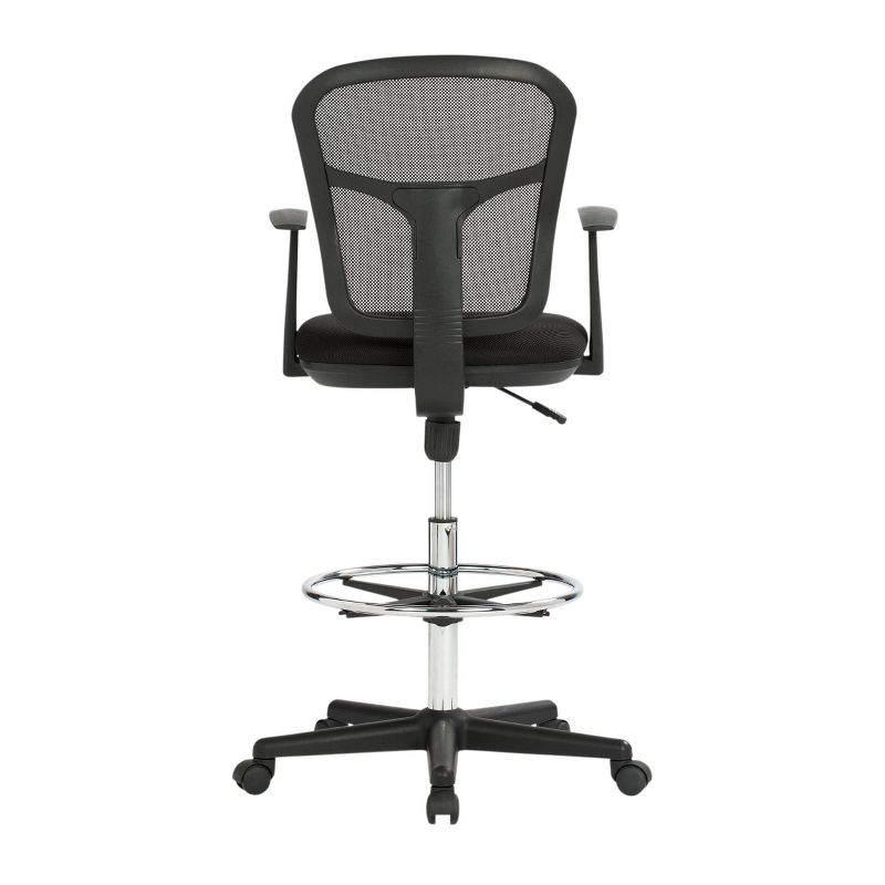 Riviera Drafting Chair - Black