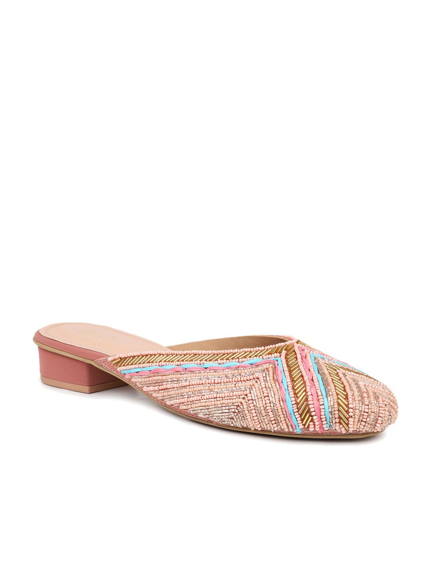 Inc.5 Women's Rose Gold Mule Shoes