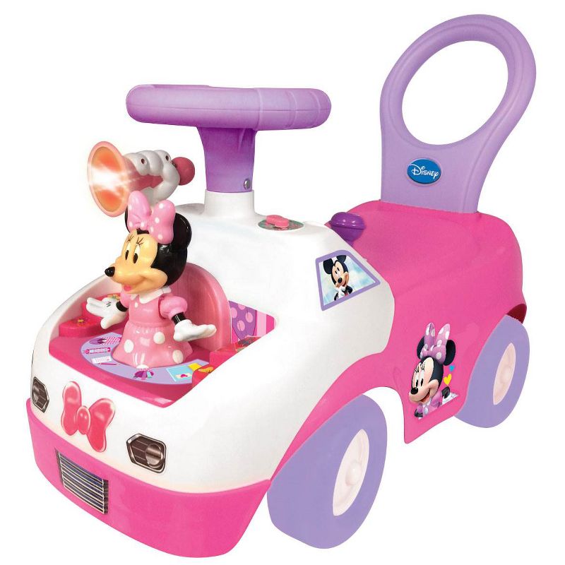 Kiddieland Minnie Mouse Dancing Activity Interactive Ride On Car with Sounds