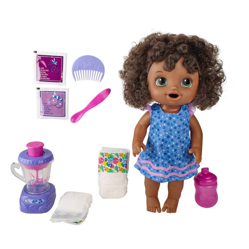 Baby Alive Magical Mixer Baby Doll - Blueberry Blast