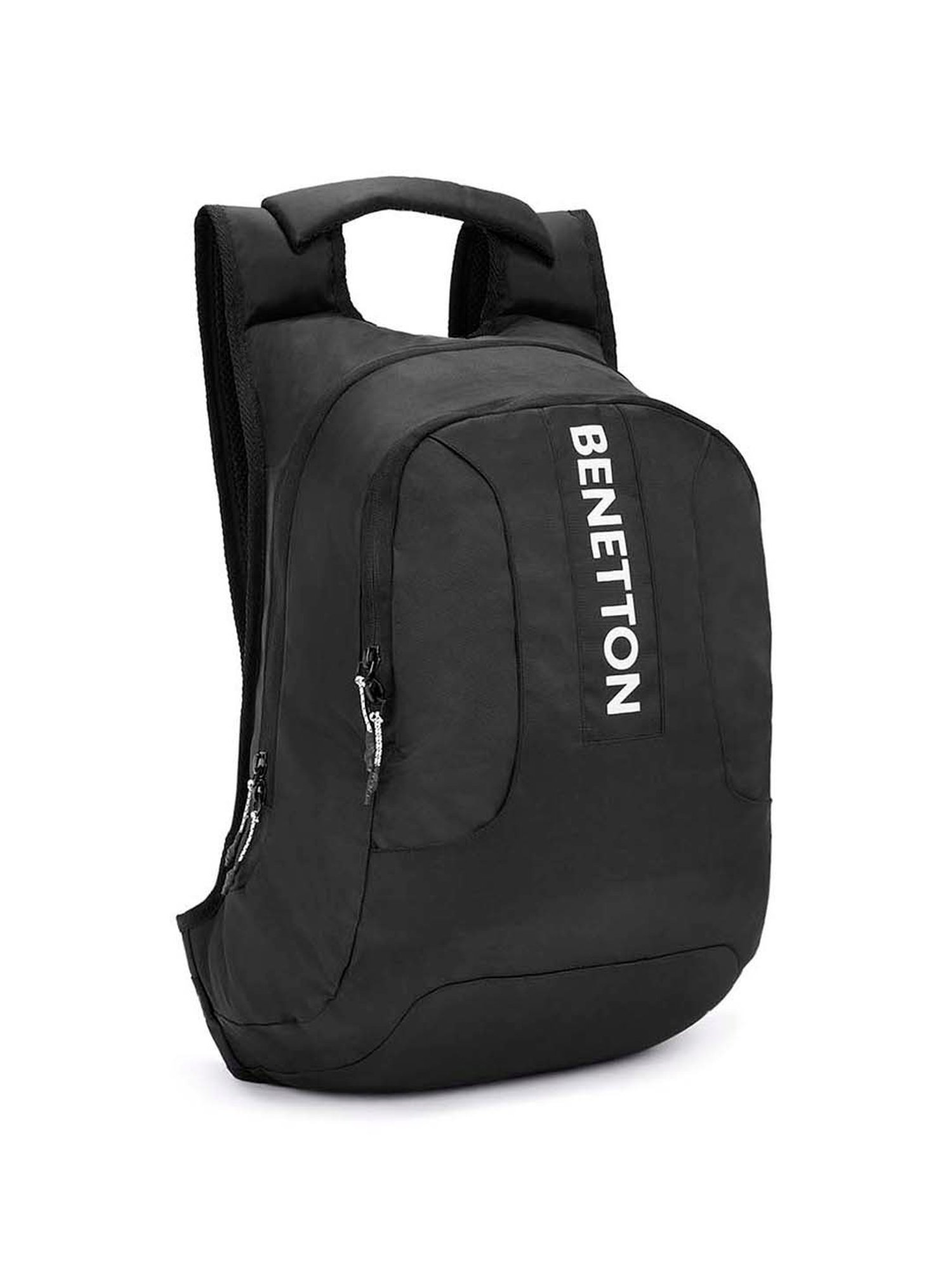 United Colors of Benetton Balsam 30 Ltrs Black Medium Laptop Backpack