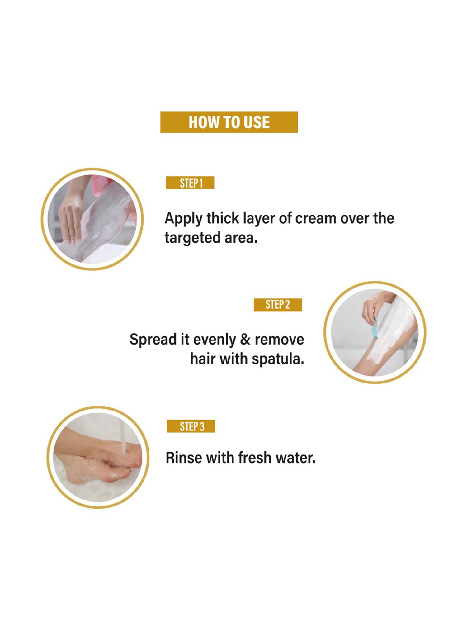 Aryanveda Gold Hair Removal Cream (Pack of 4)