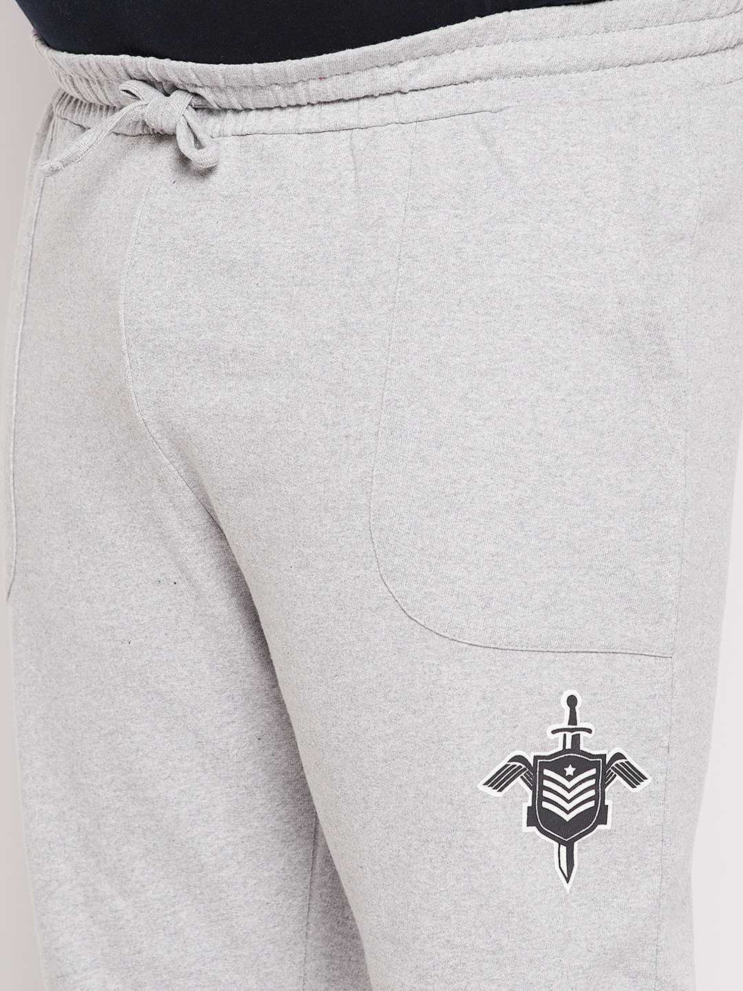 Bigbanana Grey Cotton Regular Fit Joggers