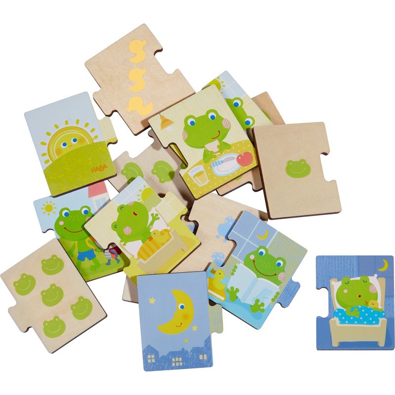 HABA Sequencing Puzzle and Matching Game Mr. Froggy's Day
