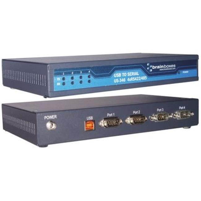 Brainboxes US-346 4-port Serial Hub