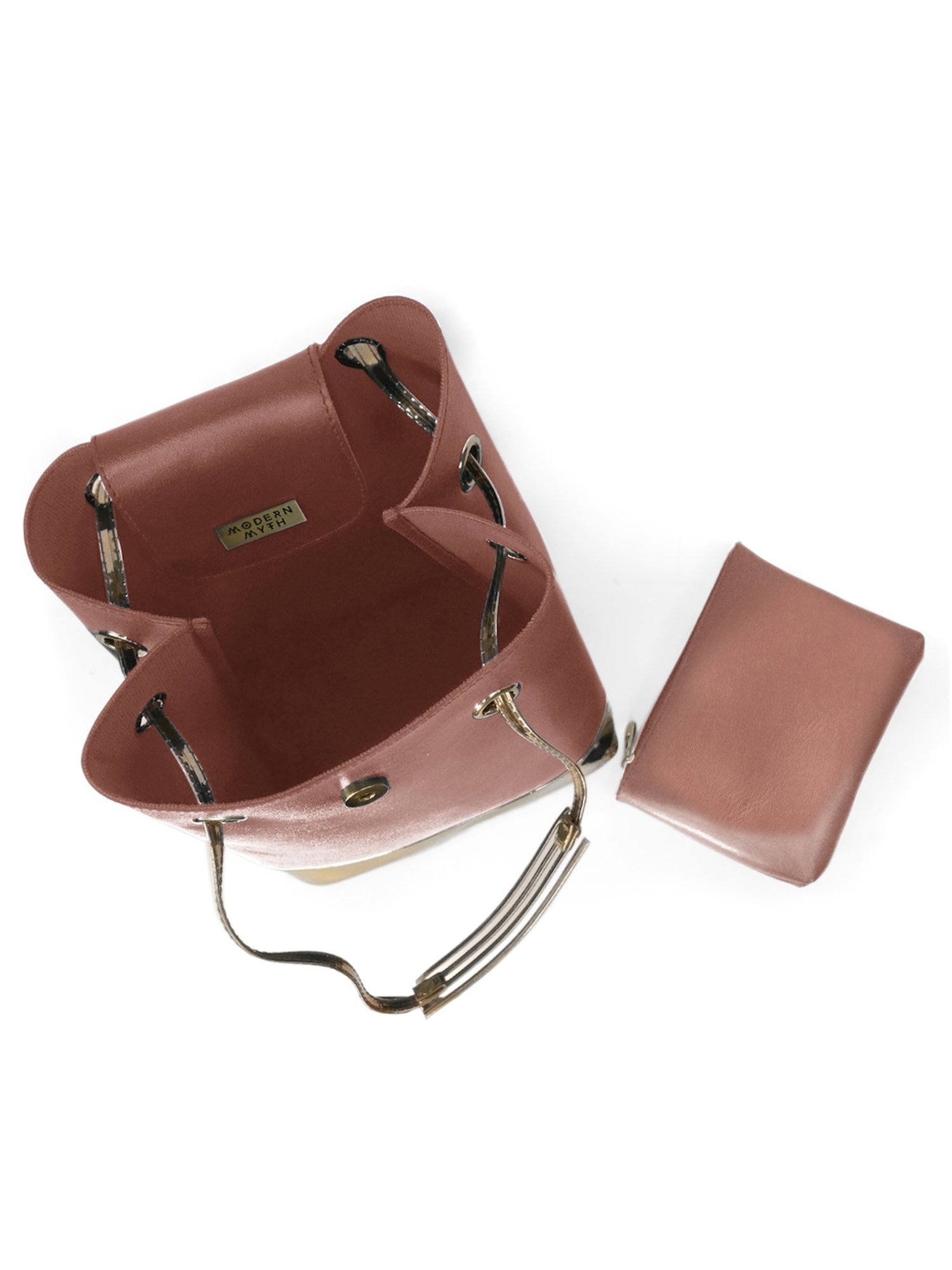 Modern Myth Peach Medium Bucket Handbag