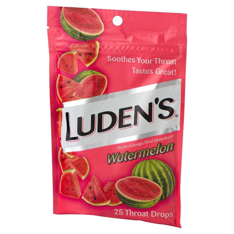 Luden's Soothing Throat Drops for Sore & Irritated Throats - Watermelon - 25ct