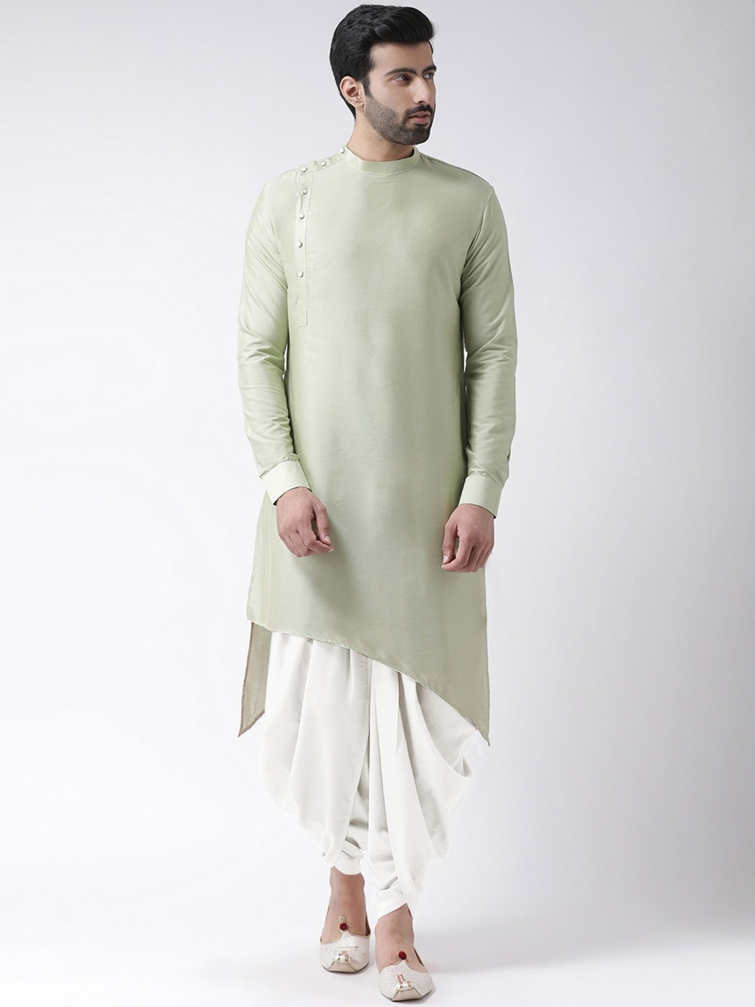 KISAH PLUS Green Regular Fit Kurta Bottom Set