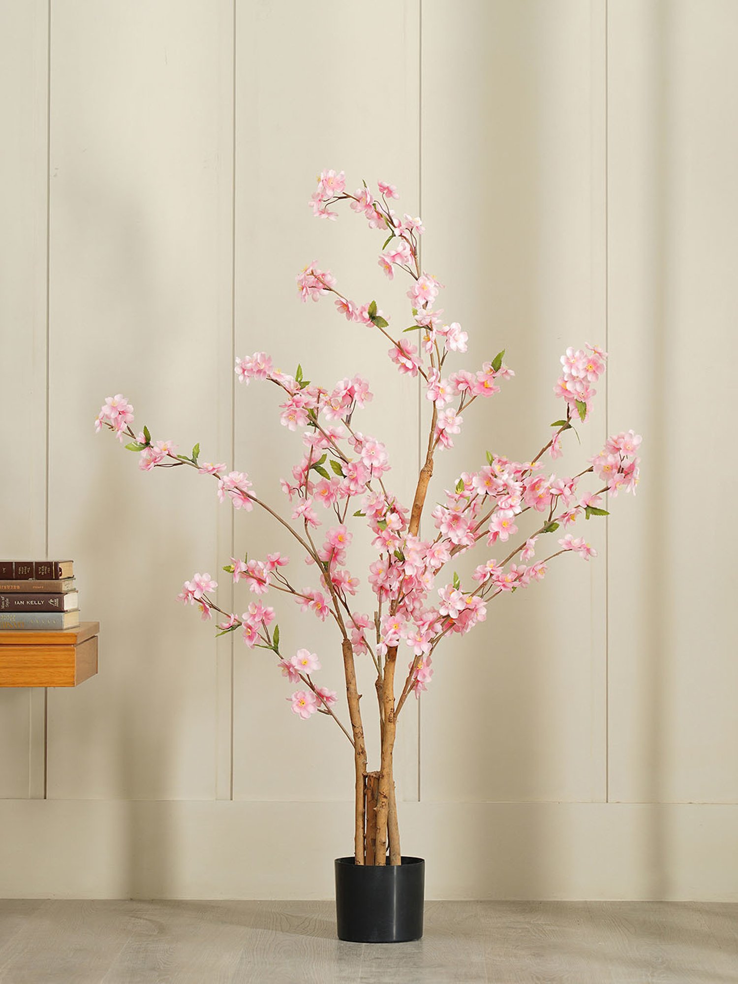 Pure Home and Living Pink Plastic Potted Plants