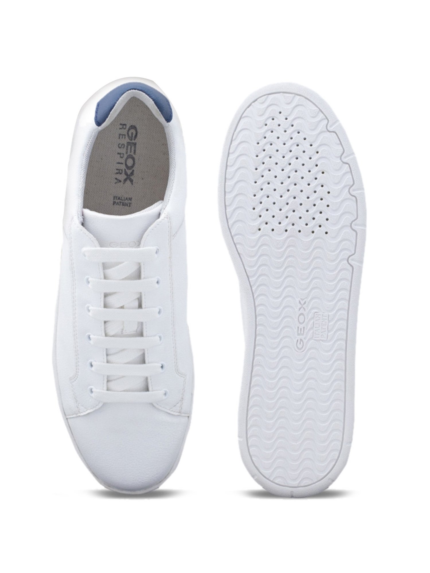 Geox Men's U Magnete White Casual Sneakers
