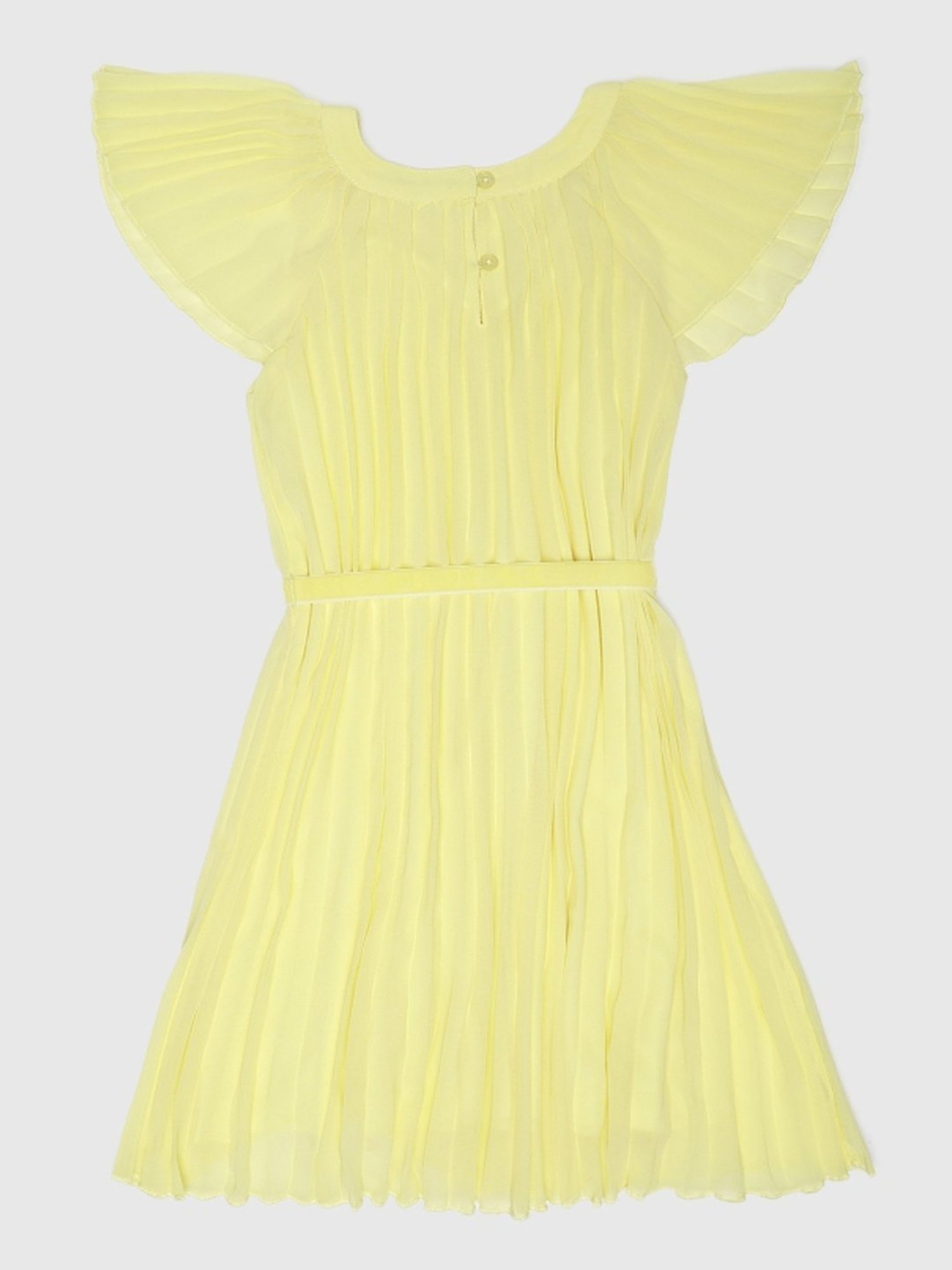United Colors of Benetton Kids Yellow Regular Fit Dress