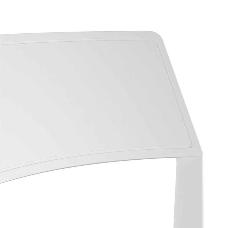 Chandler 4pk Indoor/Outdoor Stacking Chairs - White - Novogratz