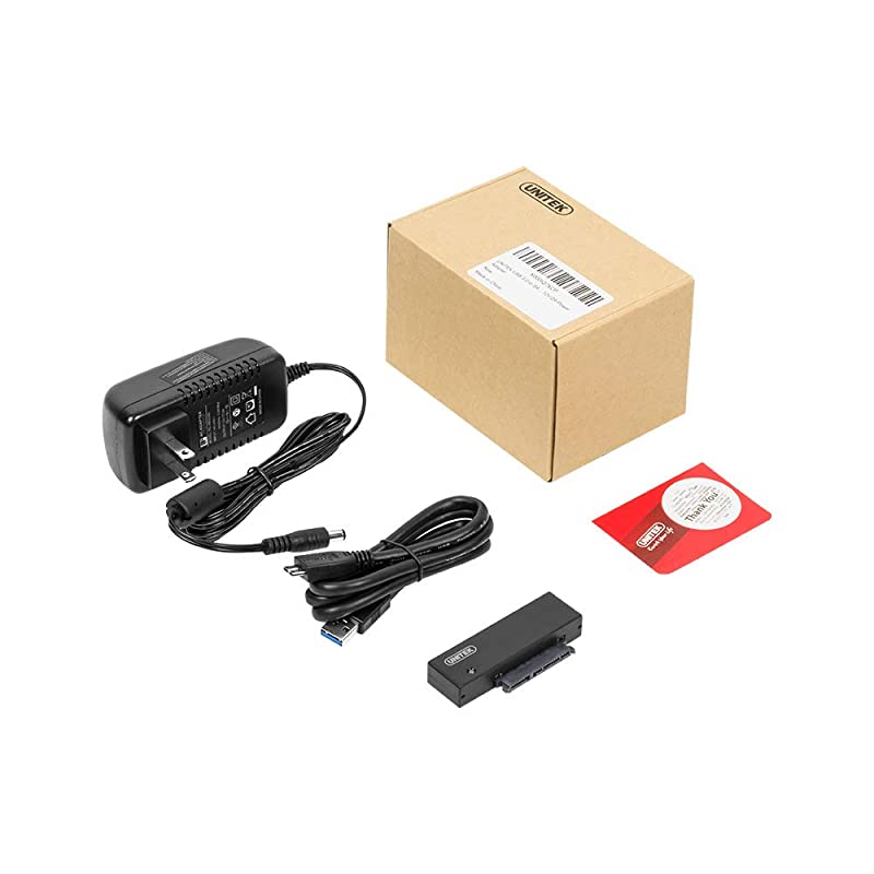 USB 30 To SATA Converter Adapter Cable For 25 35 Inch Hard Drive Disk With 12V2A Power Adapter