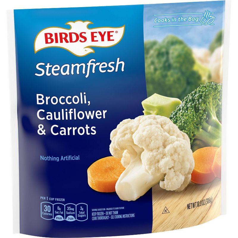 Birds Eye Steamfresh Selects Frozen Broccoli, Cauliflower & Carrots - 12oz