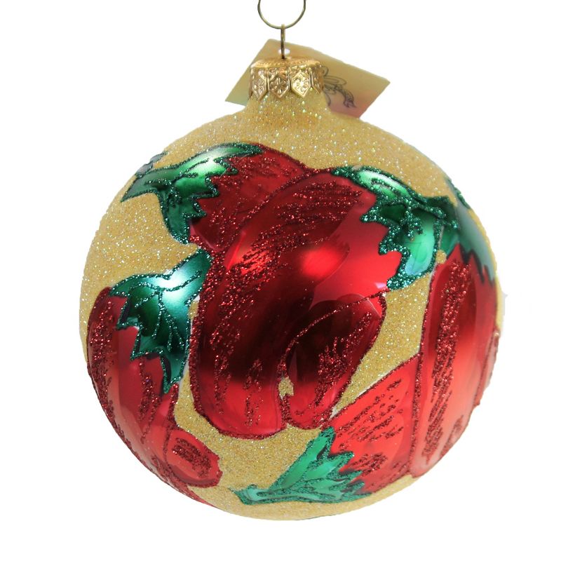 Larry Fraga Chili Peppers Ornament Ball Spicy Red  -  Tree Ornaments