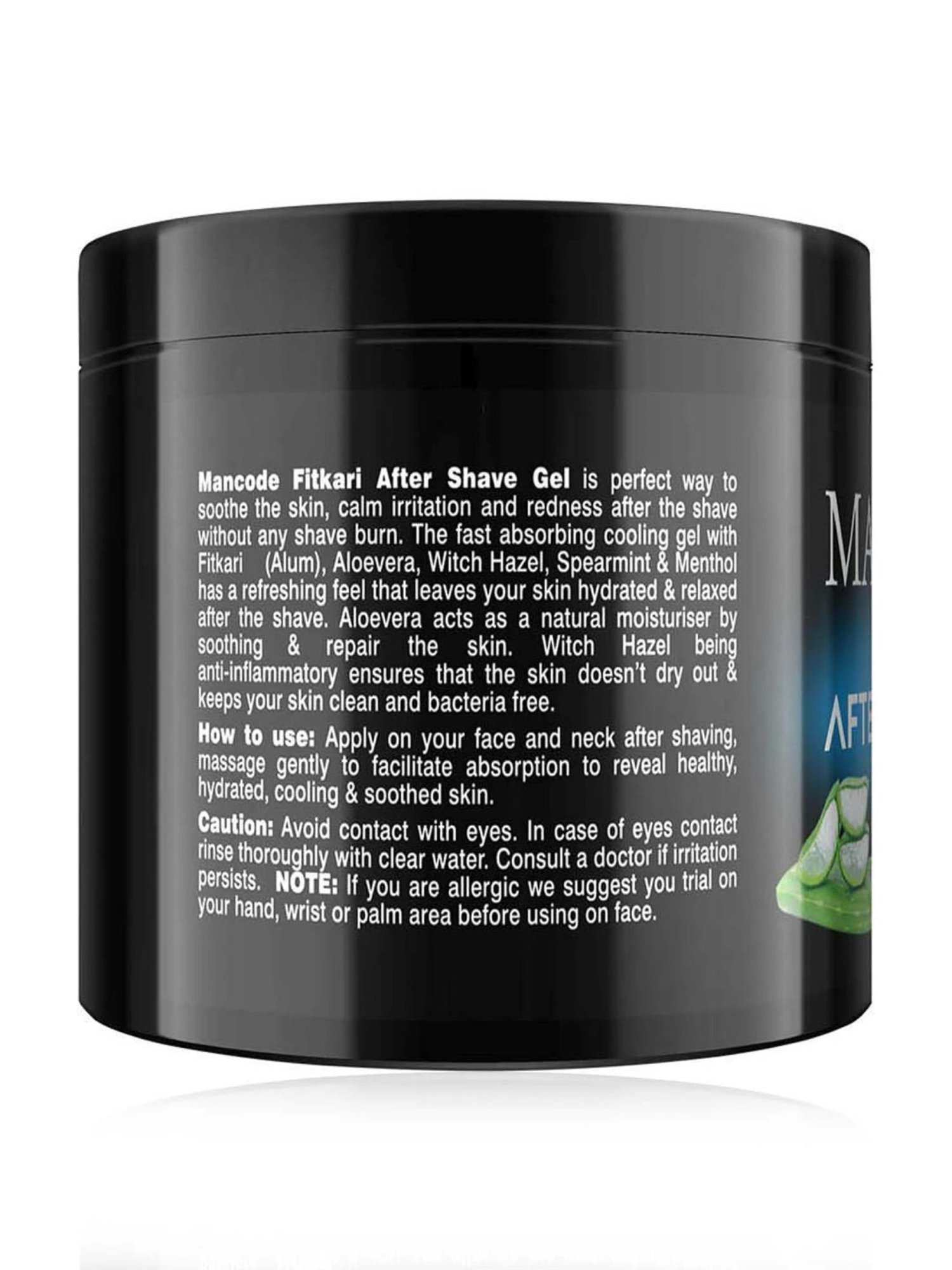 Mancode Fitkari After Shave Gel (Cool) - 100 gm