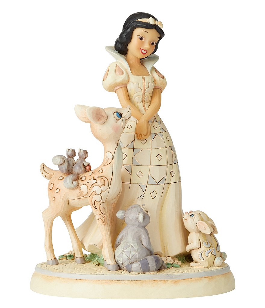 Disney Traditions by Jim Shore White Woodland Snow White #double;Forest Friends#double; Figurine