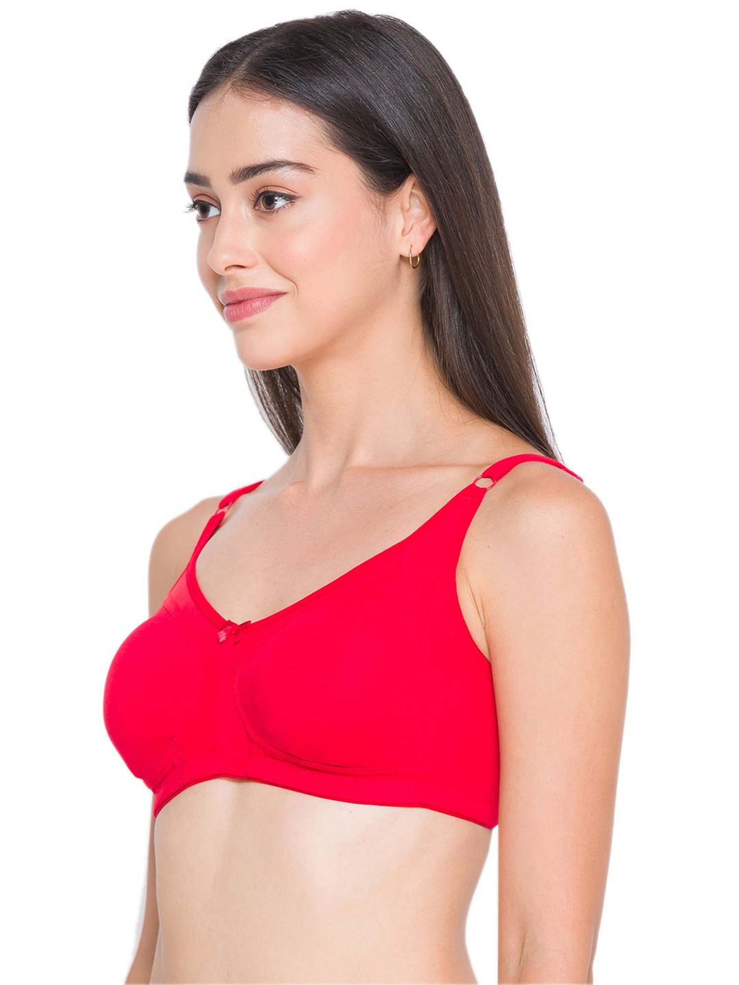 Candyskin Red Non Wired Non Padded Everyday Bra