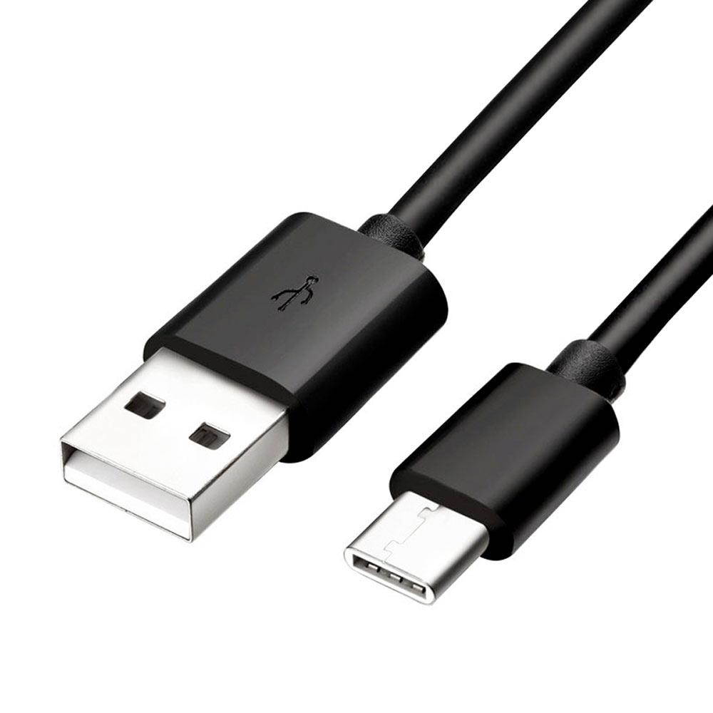 CMPLE USB Cable 2.0 USB-A to USB-C (USB Type C) Data Charge Cable, 6 Feet, Black