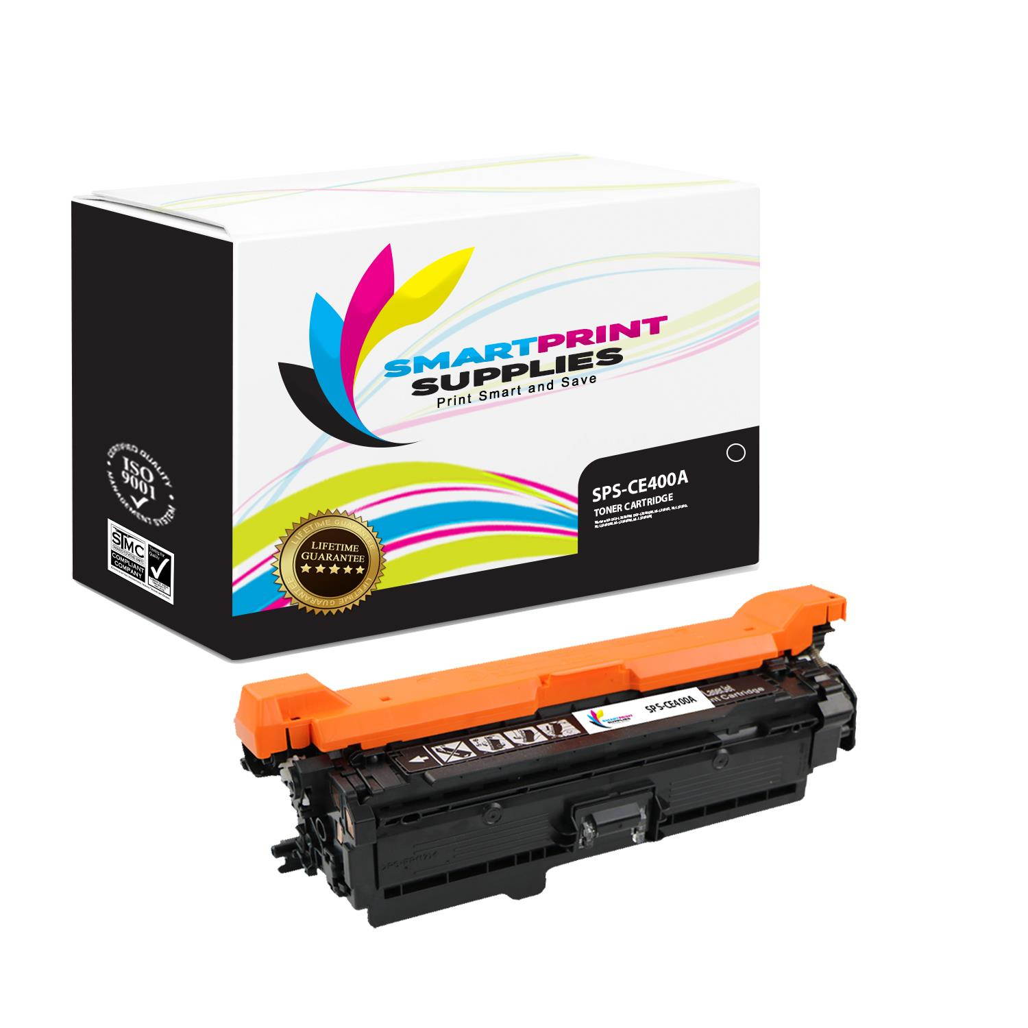 Smart Print Supplies Compatible 507A Toner Cartridge Replacement for HP LaserJet M551 M551dn M551n M551xh Printers (CE400A Black, CE401A Cyan, CE402A Magenta, CE403A Yellow) - 4 Pack