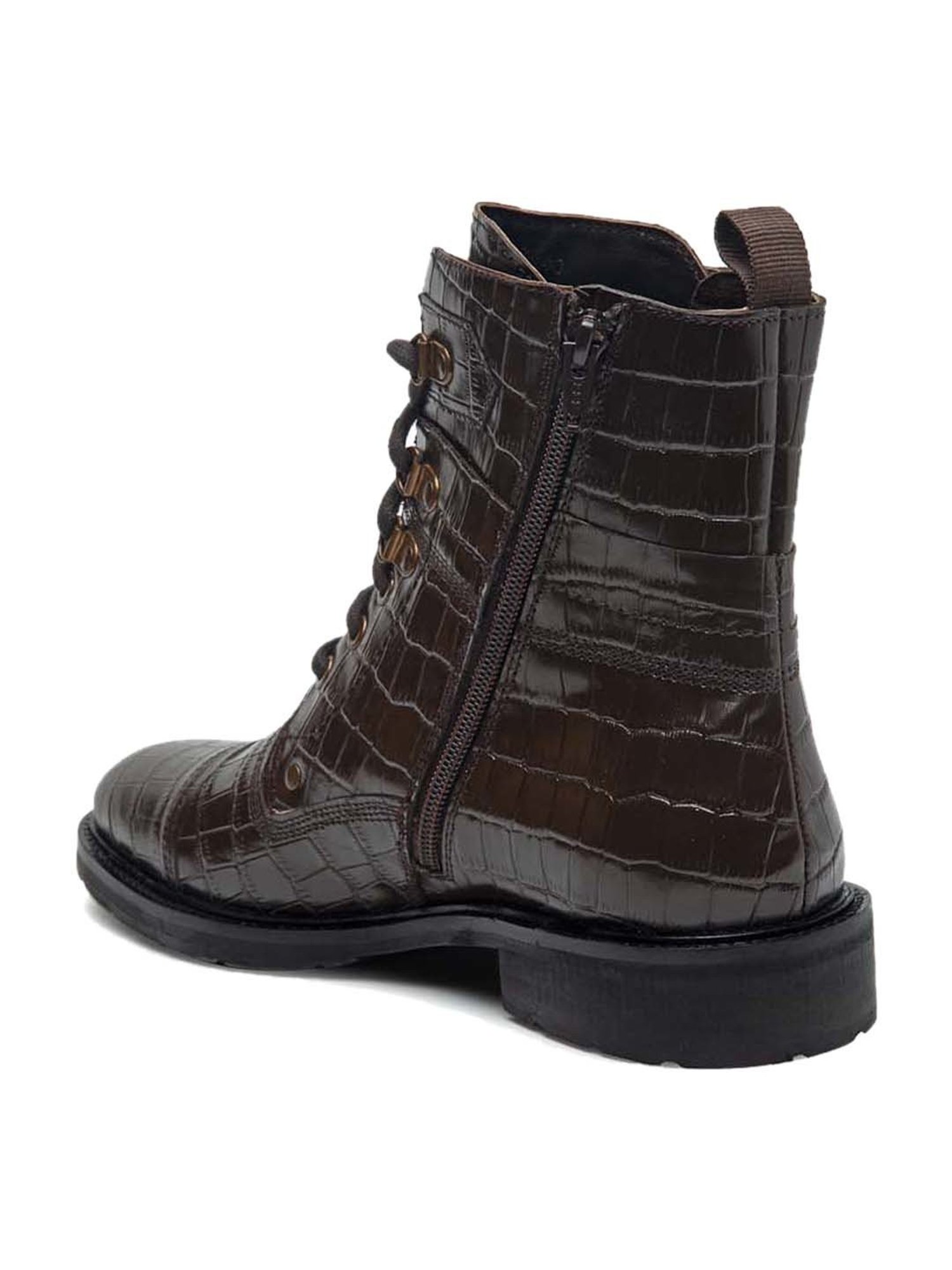 Teakwood Leathers Men's Brown Derby Boots