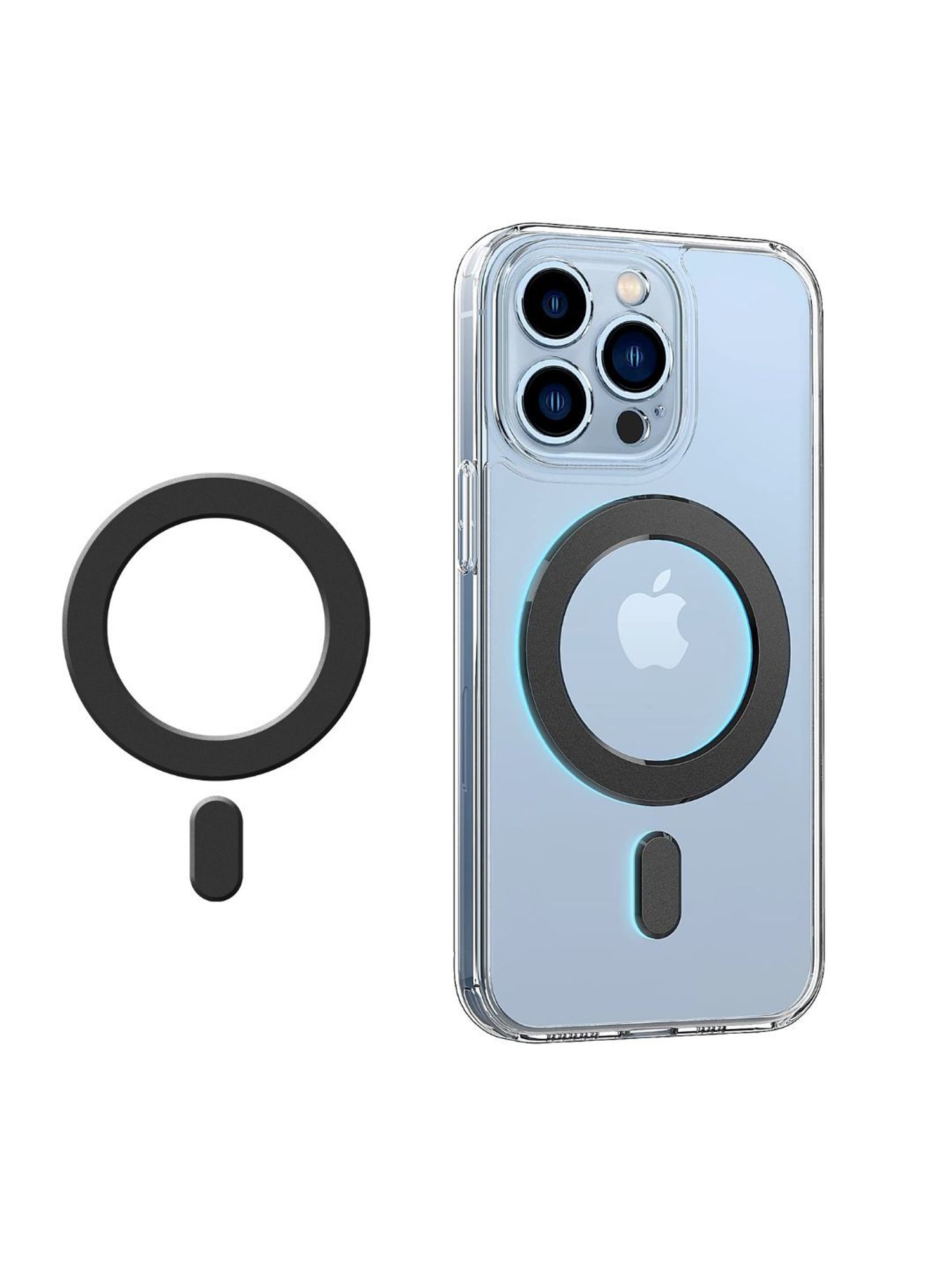 GRIPP MAGRING Magnetic Supporter for Mag-Safe Ring for All Qi Enabled Phones - Black