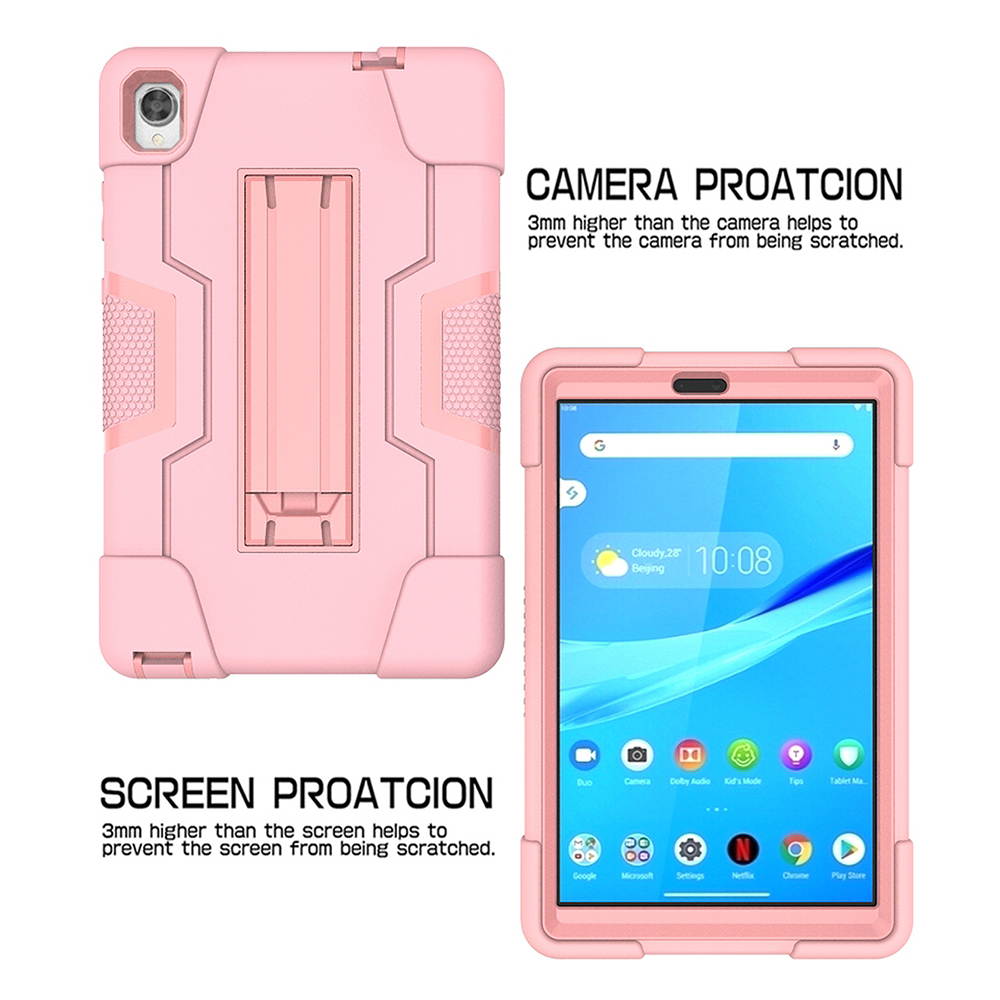 Mignova for Lenovo Tab M8 FHD TB-8705F Case,Hybrid Heavy Duty Three Layer Full-Body Shockproof Armor Rugged Hard Back Cover Built in Kickstand ONLY For Lenovo Tab M8 FHD TB-8705F