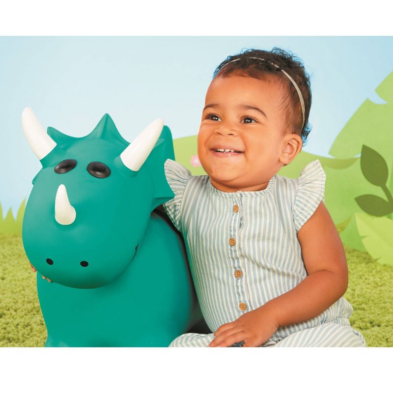 Little Tikes Dino Animal Hopper Inflatable Bouncing Jumping Toy with Handle