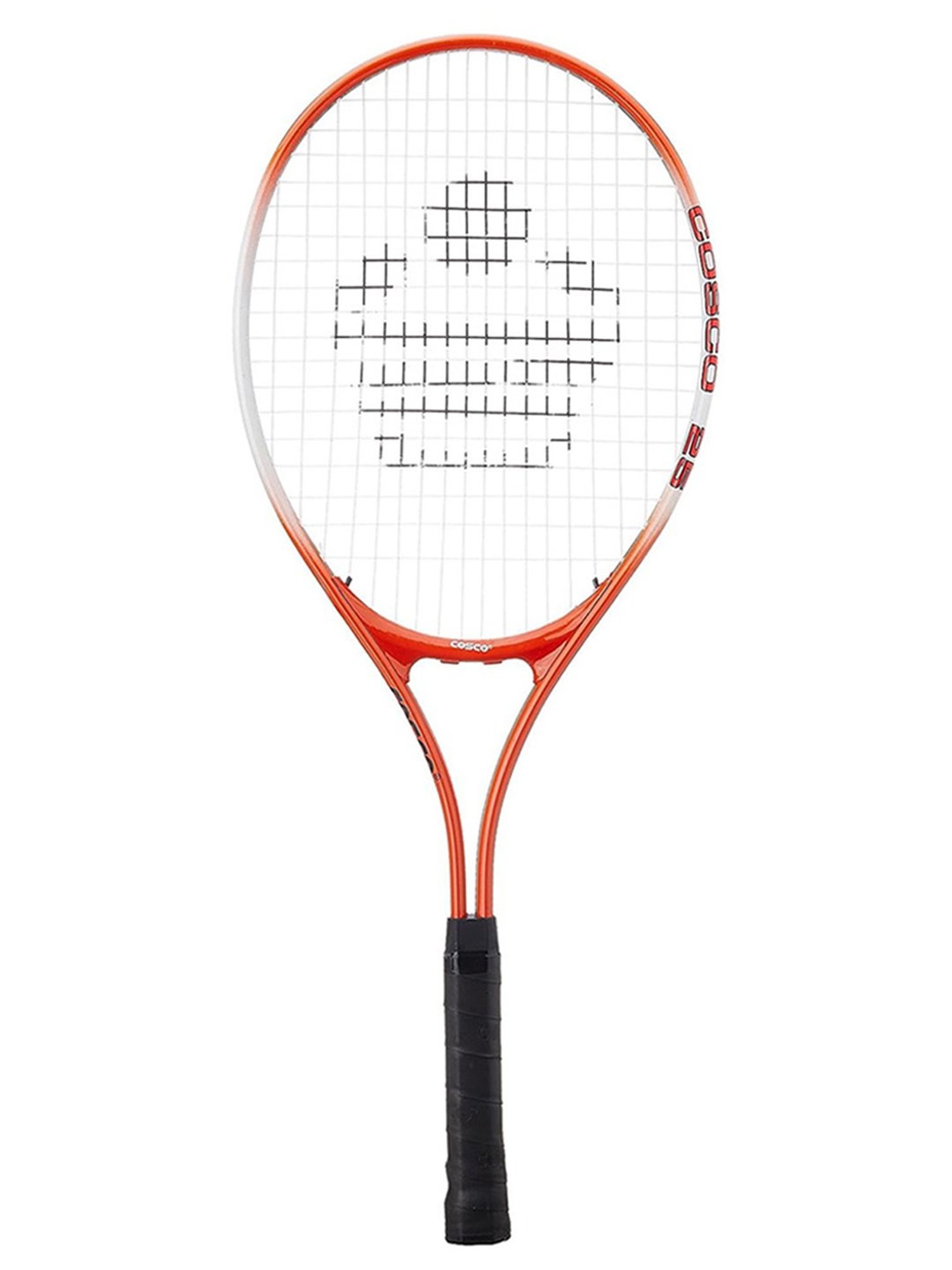Cosco Aluminium Tennis Racquet (Orange) Size - 25 Inch