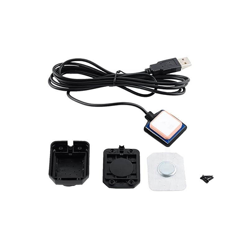 VK-162 G-Mouse USB GPS Dongle Navigation Module External GPS Antenna Remote Mount USB GPS Receiver for Raspberry Pi Support Google Earth Window Linux