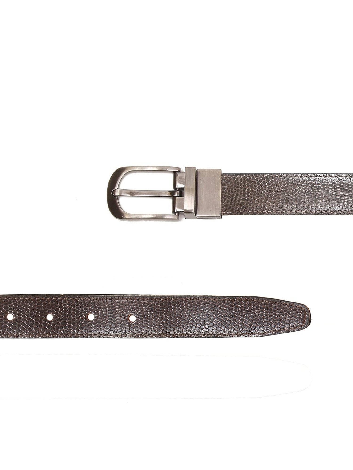 Calvadoss Black & Brown Reversible Belt for Women