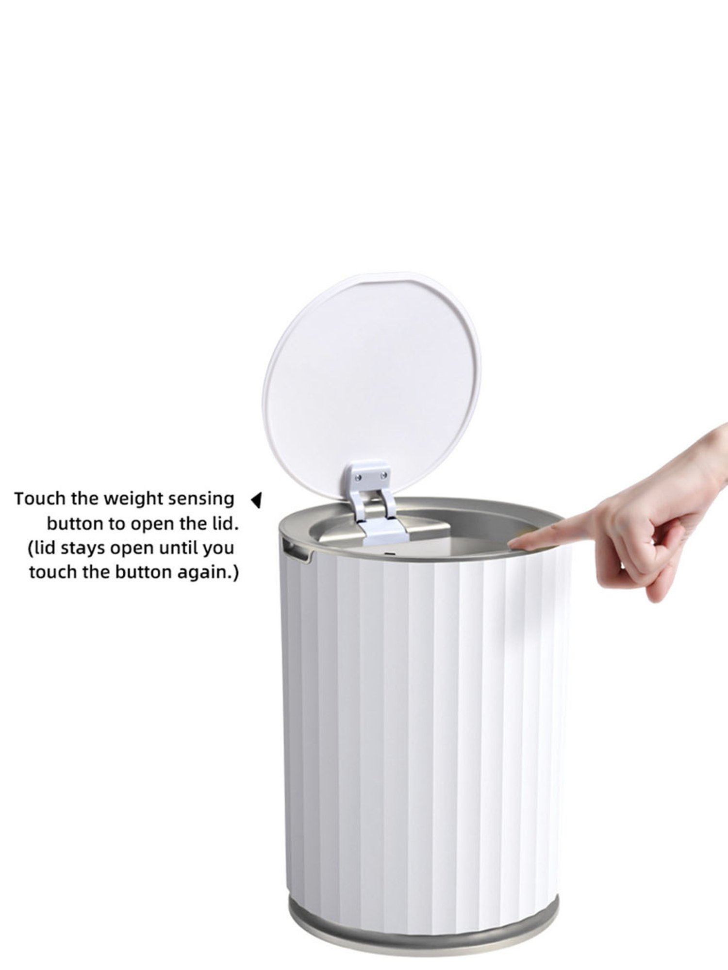 Freelance Grey Steel Set of 1 Dustbins