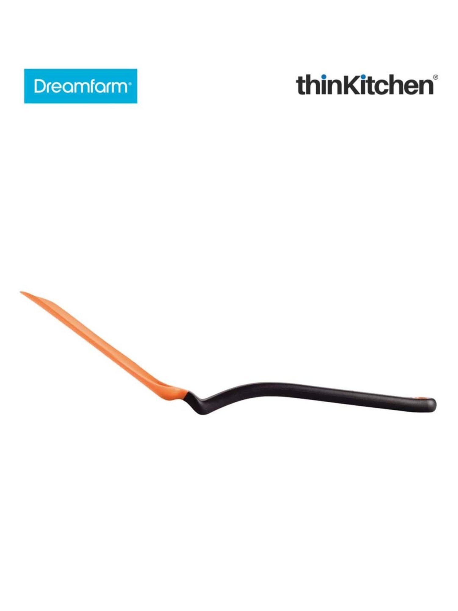 Dreamfarm Orange Nylon Chopula Super Flexible Chopping Sit Up Spatula