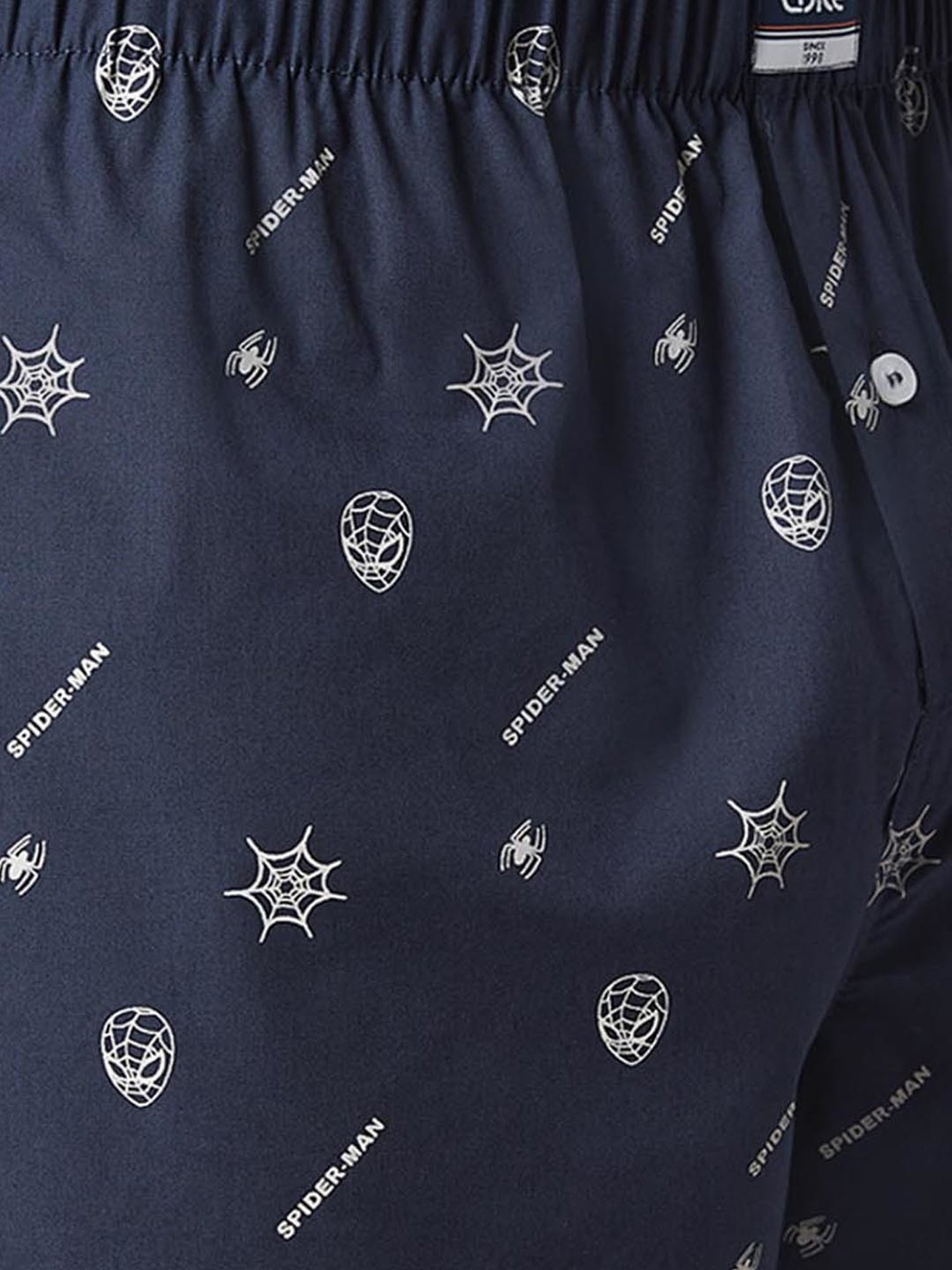 Ajile by Pantaloons Navy Cotton Regular Fit Printed Boxers